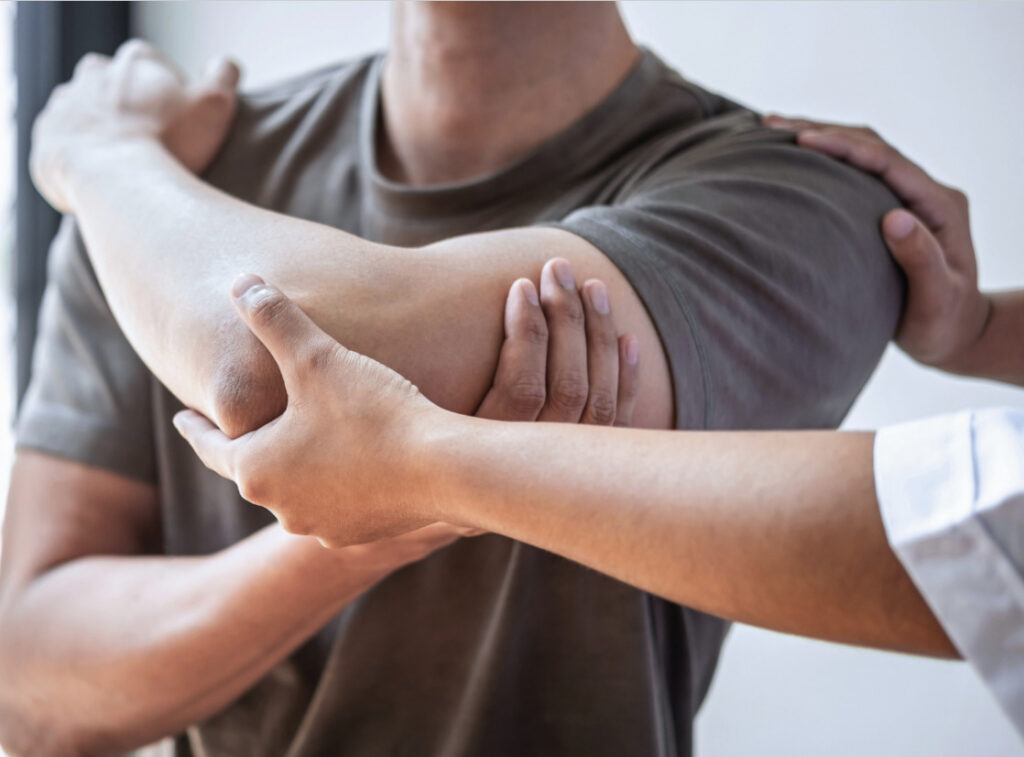 patient med problem med armen