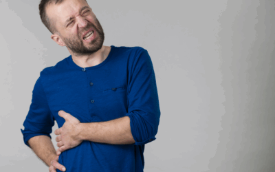 Ont under vänster revben