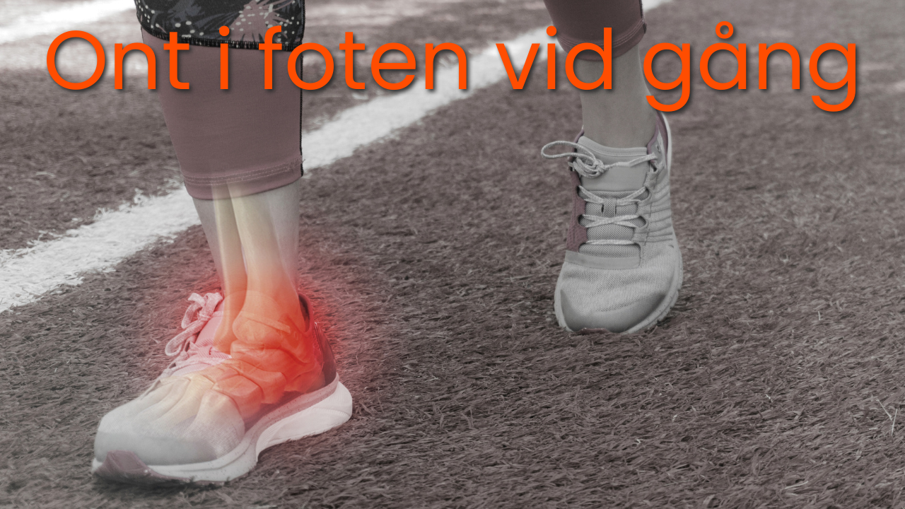 ont i foten vid gång thumbnail